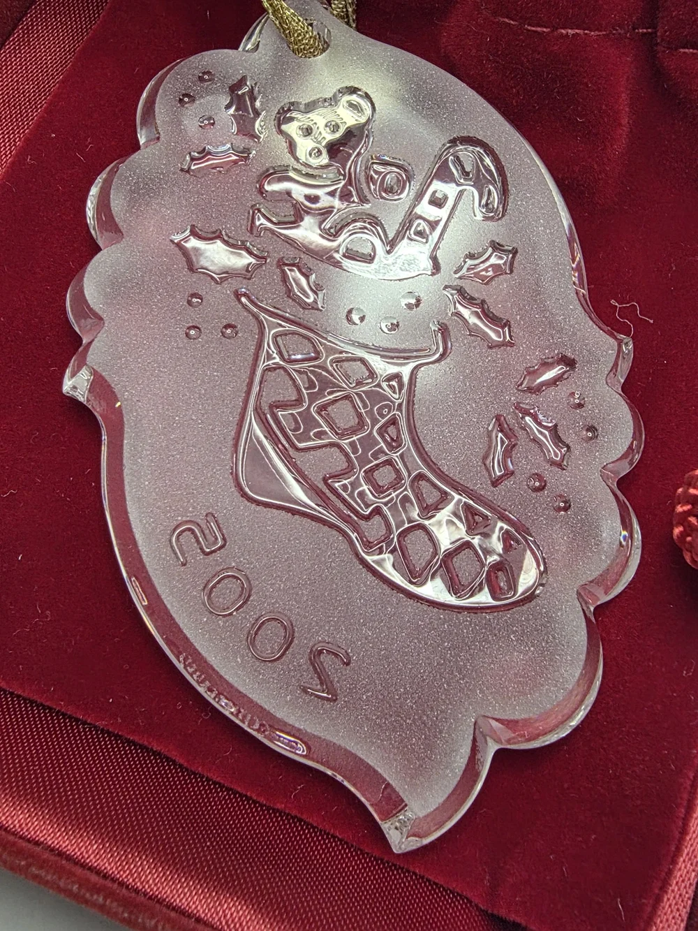 2005 Waterford Crystal Ornament Songs Of Christmas Collection Final Edition